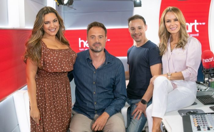 JK, Kelly Brook, Jamie Theakston and Amanda Holden