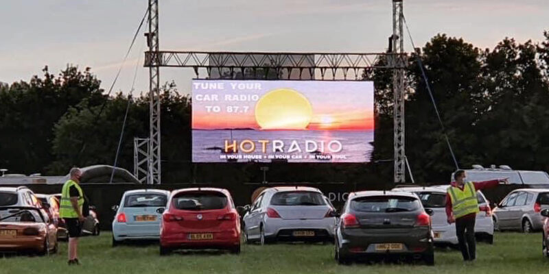 Hot Radio presenters host Drive In Movie events - RadioToday