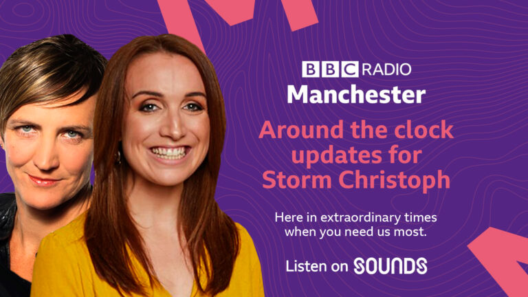 BBC Radio Manchester stays local for storm Christoph