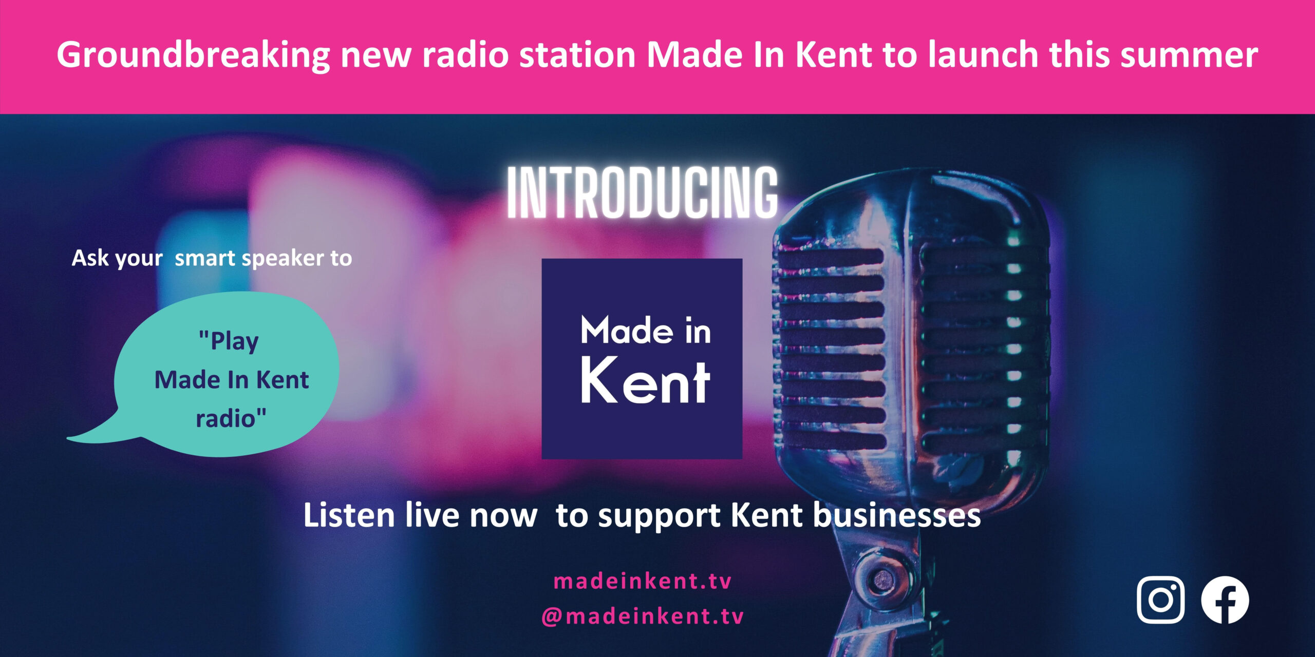 New radio station Made in Kent to launch this summer – RadioToday