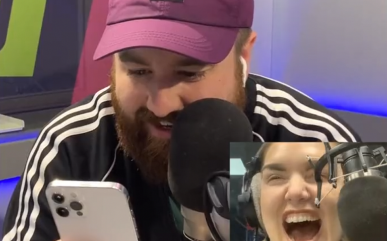 Mylo and Rosie play on-air prank with Tom Green at Hits Radio