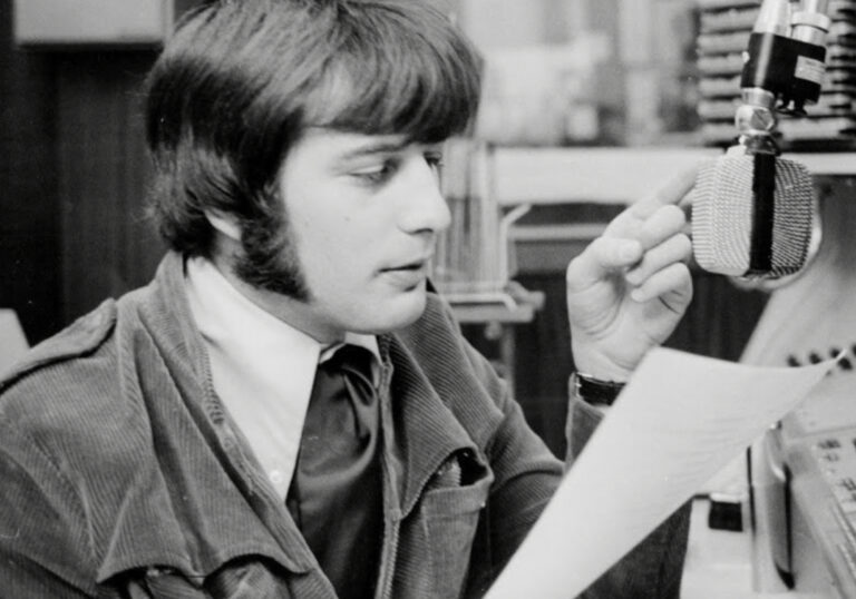 Emperor Rosko returns home for breakfast at Radio Caroline