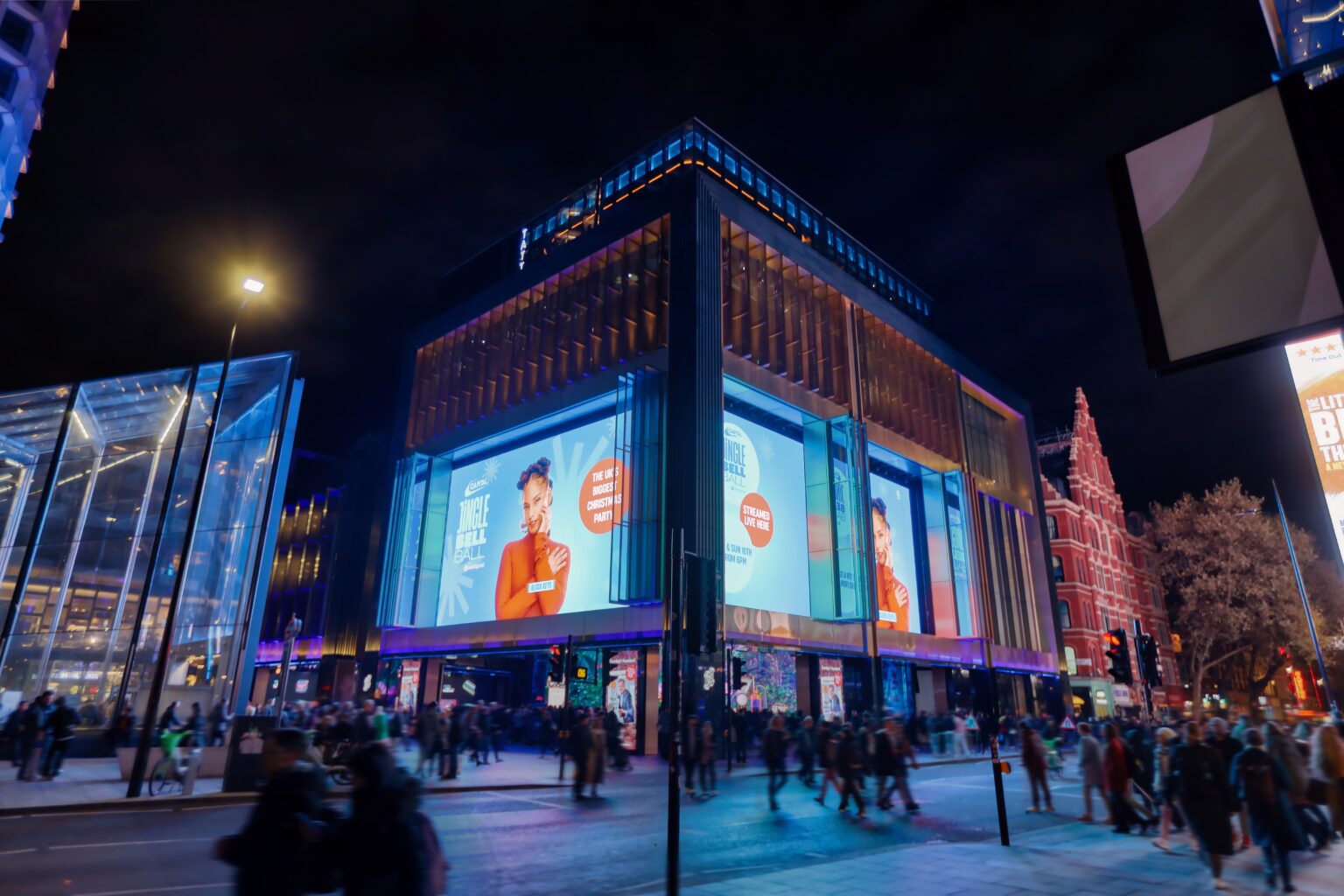 Global takes the Jingle Bell Ball experience to Tottenham Court Road