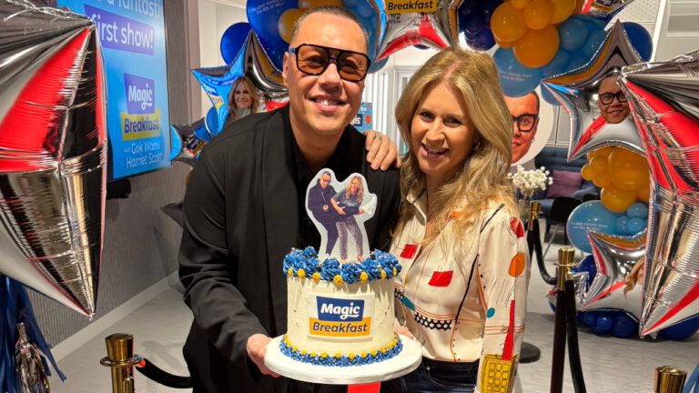 Gok Wan starts on Magic Radio Breakfast with Harriet Scott