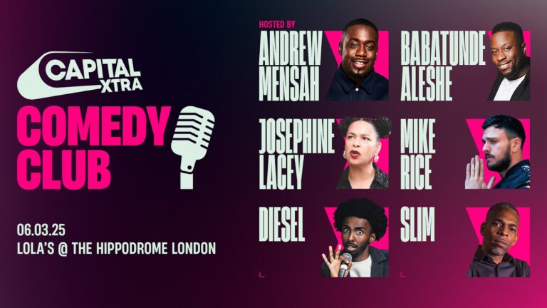 The Capital XTRA Comedy Club returns to raise money for Global’s Make Some Noise
