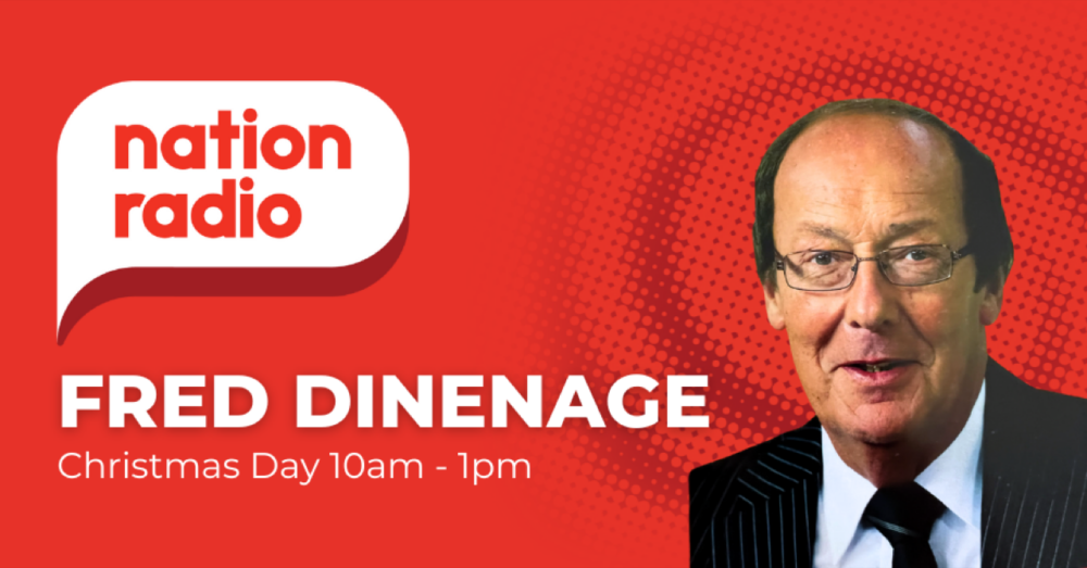 Fred Dinenage gets Christmas Day show on Nation Radio