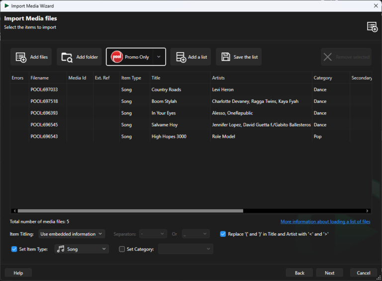 Myriad update brings Promo Only music