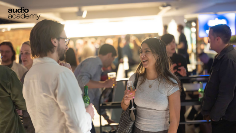 Audio Academy socials for London and Newcastle