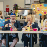Ewen and Cat launch school concert prize draw