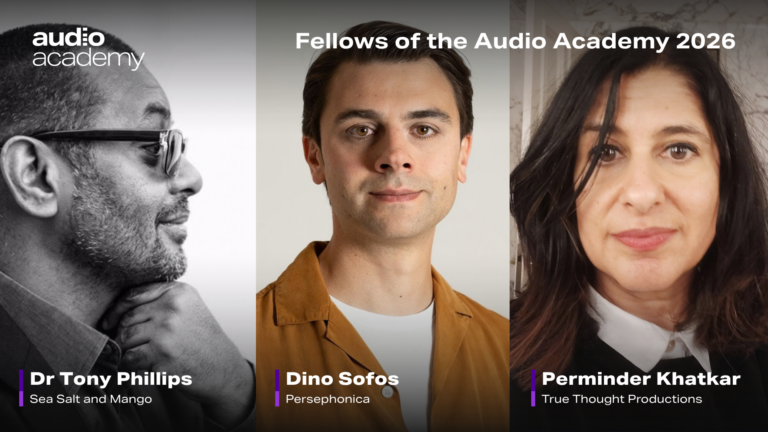 Three Fellowships awarded at Audio Academy Festival 2026