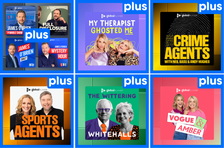 Global adds six podcast subscriptions to Plus offering